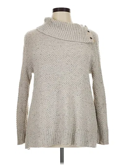 Pre-owned Style & Co Turtleneck Sweater In Gray