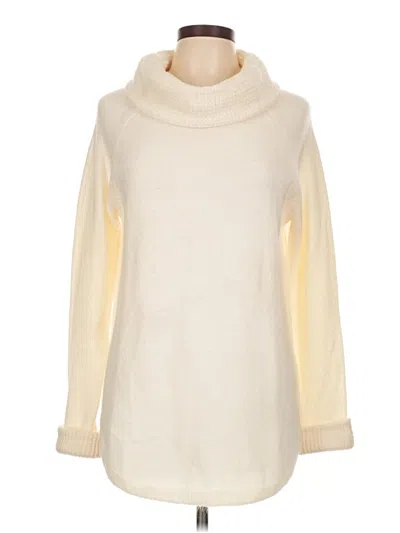 Pre-owned Style & Co Turtleneck Sweater In Ivory