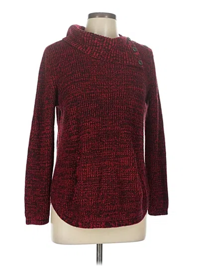 Pre-owned Style & Co Turtleneck Sweater In Red