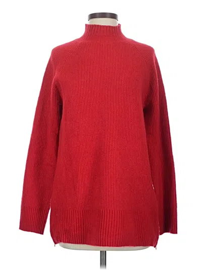 Pre-owned Style & Co Turtleneck Sweater In Red