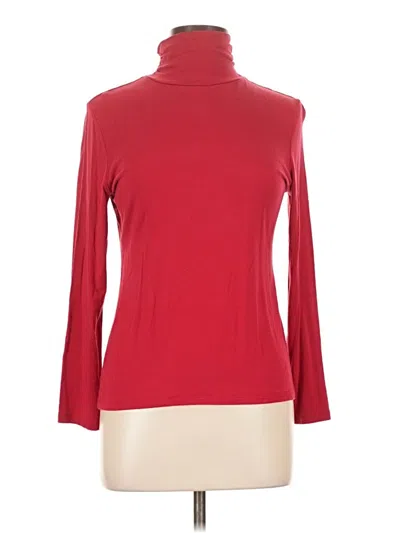 Pre-owned Style & Co Turtleneck Sweater In Red