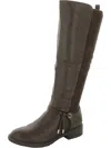 STYLE & CO VERRLEE WOMENS FAUX LEATHER RIDING KNEE-HIGH BOOTS