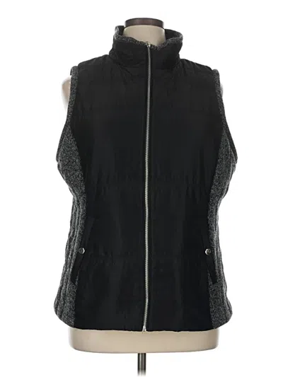 Pre-owned Style & Co Vest In Black