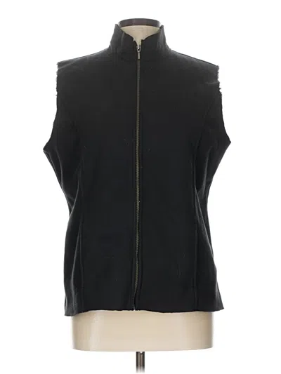 Pre-owned Style & Co Vest In Black