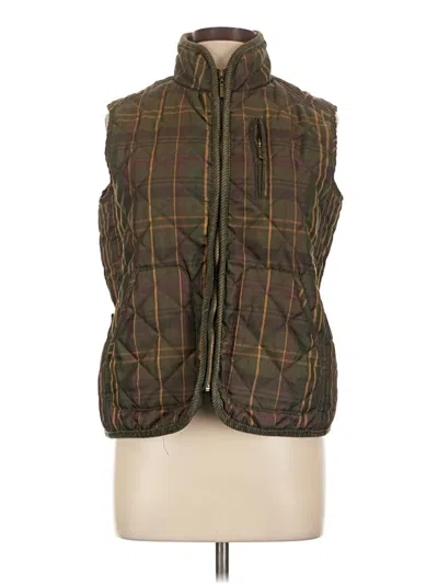 Pre-owned Style & Co Vest In Green