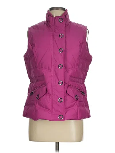 Pre-owned Style & Co Vest In Purple