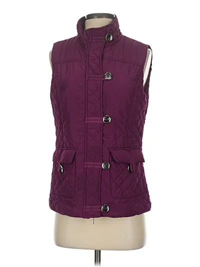 Pre-owned Style & Co Vest In Purple