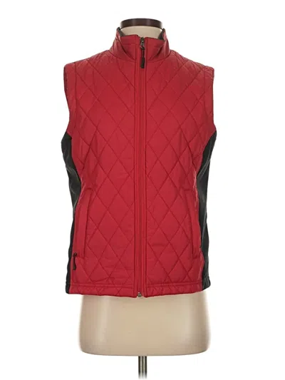 Pre-owned Style & Co Vest In Red
