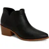 Style & Co Vidyaa Womens Faux Leather Block Heel Ankle Boots In Animal Print