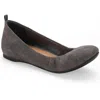 Style & Co Vinniee Womens Ballet Flats In Gray