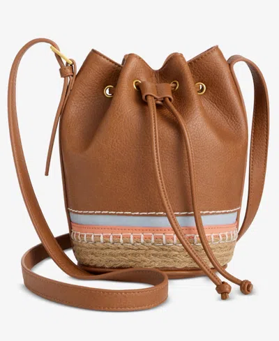 Style & Co Webbing Strap Small Sling Bag, Exclusively At Macy's In Brown