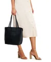 Style & Co Whip-stitch Medium Tote Bag, Created For Macy's In Black