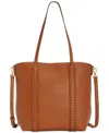 Style & Co Whip-stitch Medium Tote Bag, Exclusively Macy's In Brown