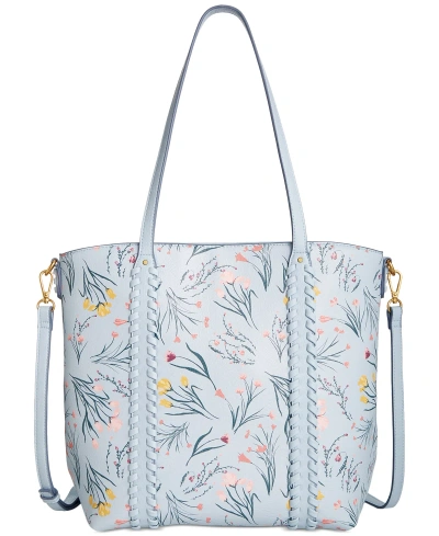 Style & Co Whip-stitch Printed Medium Tote Bag, Created For Macy's In Shannon Floral