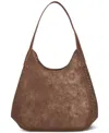 Style & Co Whip-stitch Soft 4-poster Tote, Created For Macy's In Mtl Chocol