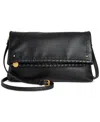 Style & Co . Whipstitch East West Flap Small Crossbody, Created For Macy's In Black
