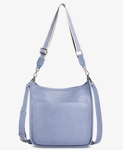 Style & Co Whipstitch Medium Crossbody, Exclusively At Macy's In Gray