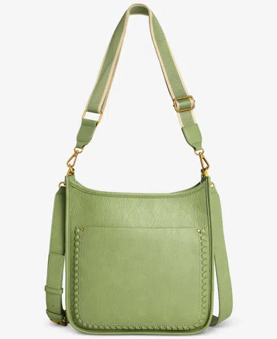 Style & Co Whipstitch Medium Crossbody, Exclusively At Macy's In Green