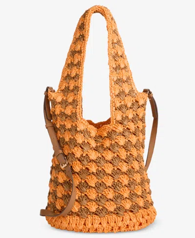 Style & Co Whip-stitch Soft 4-poster Tote, Exclusively At Macy's In Multi