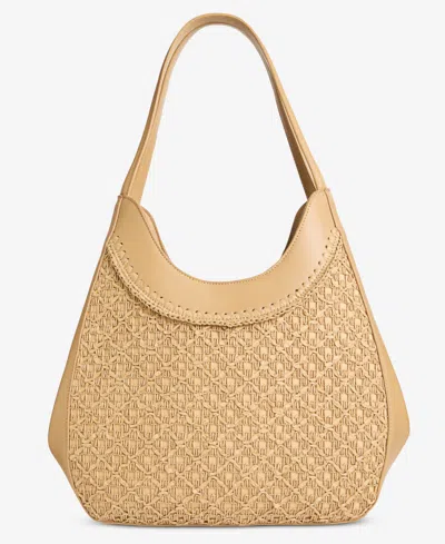 Style & Co Whip-stitch Soft 4-poster Tote, Exclusively At Macy's In Brown