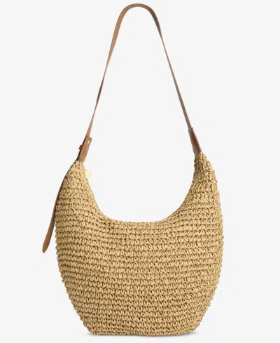 Style & Co Whip-stitch Soft 4-poster Tote, Exclusively At Macy's In Brown