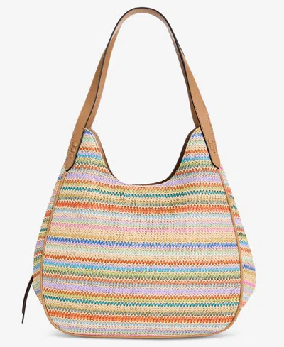Style & Co Whip-stitch Soft 4-poster Tote, Exclusively At Macy's In Brown