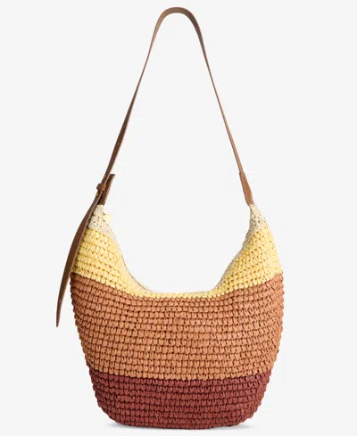 Style & Co Whip-stitch Soft 4-poster Tote, Exclusively At Macy's In Brown