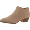 Style & Co Wileyf1 Womens Solid Textured Ankle Boots In Multi