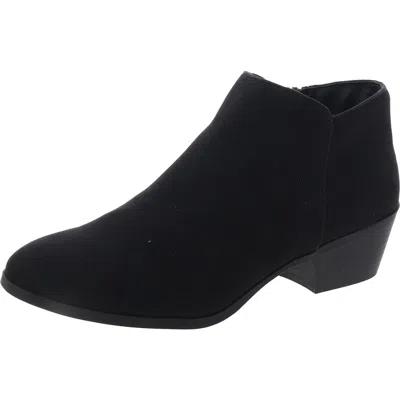 STYLE & CO WILEYY WOMENS SOLID ZIPPERED BOOTIES