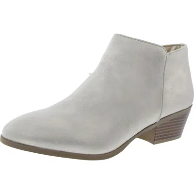 Style & Co Wileyyp Womens Faux Leather Booties Ankle Boots In Multi