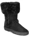 Style & Co Witty Womens Faux Suede Cold Weather Winter & Snow Boots In Black