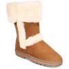 Style & Co Wittyy Womens Pull On Round Toe Mid-calf Boots In Pink