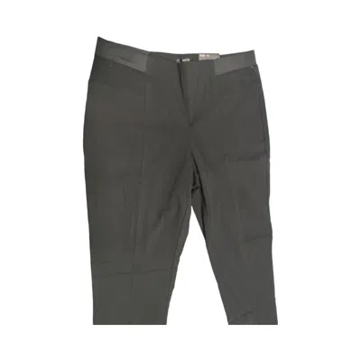 Style & Co Women's Activewear Skinny Pull On Pants In Deep Black In Gray