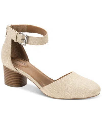 Style & Co Women's Alinaa Two Piece Stacked Heel Dress Pumps, Created For Macy's