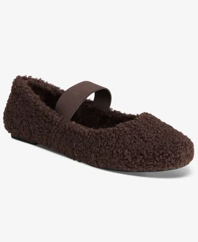 Style & Co Women's Averyy Slip-on Mary Jane Slippers, Macy's Exclusive In Brown