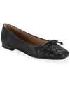 Style & Co Women's Baileyy Woven Snip Toe Ballet Flats, Exclusively At Macy's In Black