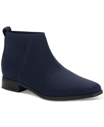 Style & Co Women's Barriee Knit Booties, Created For Macy's In Navy