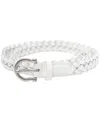 STYLE & CO WOMEN'S BRAIDED FAUX-LEATHER BELT, CREATED FOR MACY'S