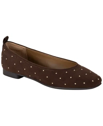 Style & Co Women's Brookee Slip-on Studded Flats, Macy's Exclusive In Red