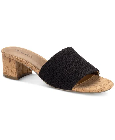 Style & Co Women's Brycee Crochet Sandals, Exclusively At Macy's