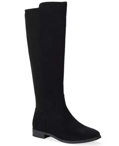 Style & Co Women's Brynnn Full-zip Tall Boots, Macy's Exclusive In Black