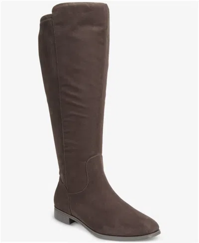 Style & Co Women's Brynnn Square Toe Tall Boots, Macy's Exclusive In Multi