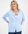 STYLE & CO WOMEN'S BUTTON-UP CARDIGAN, REGULAR & PETITE, CREATED FOR MACY'S