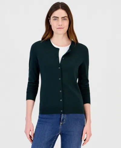 Style & Co Women's Button-down Long-sleeve Cardigan, Created For Macy's In Multi