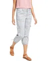 Style & Co Women's Cargo Capri Pants, Created For Macy's In Misty Harbor