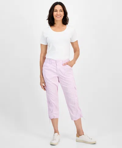 Style & Co Women's Cargo Capri Pants, Regular & Petite, Created For Macy's