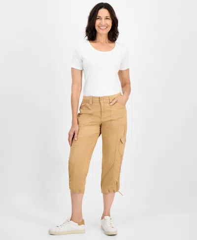 Style & Co Women's Cargo Capri Pants, Regular & Petite, Created For Macy's