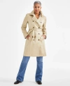 STYLE & CO WOMEN'S CLASSIC TRENCH COAT, CREATED FOR MACY'S