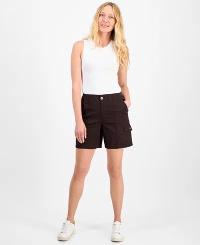 Style & Co Women's Comfort-waist Cargo Shorts, Regular & Petite, Created For Macy's