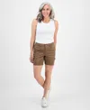 Style & Co Women's Comfort-waist Cargo Shorts, Regular & Petite, Created For Macy's